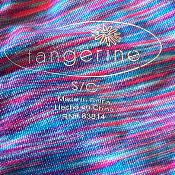 Tangerine razorback Turquoise/hot pink with reflective top front strips size XS - Picture 5 of 14